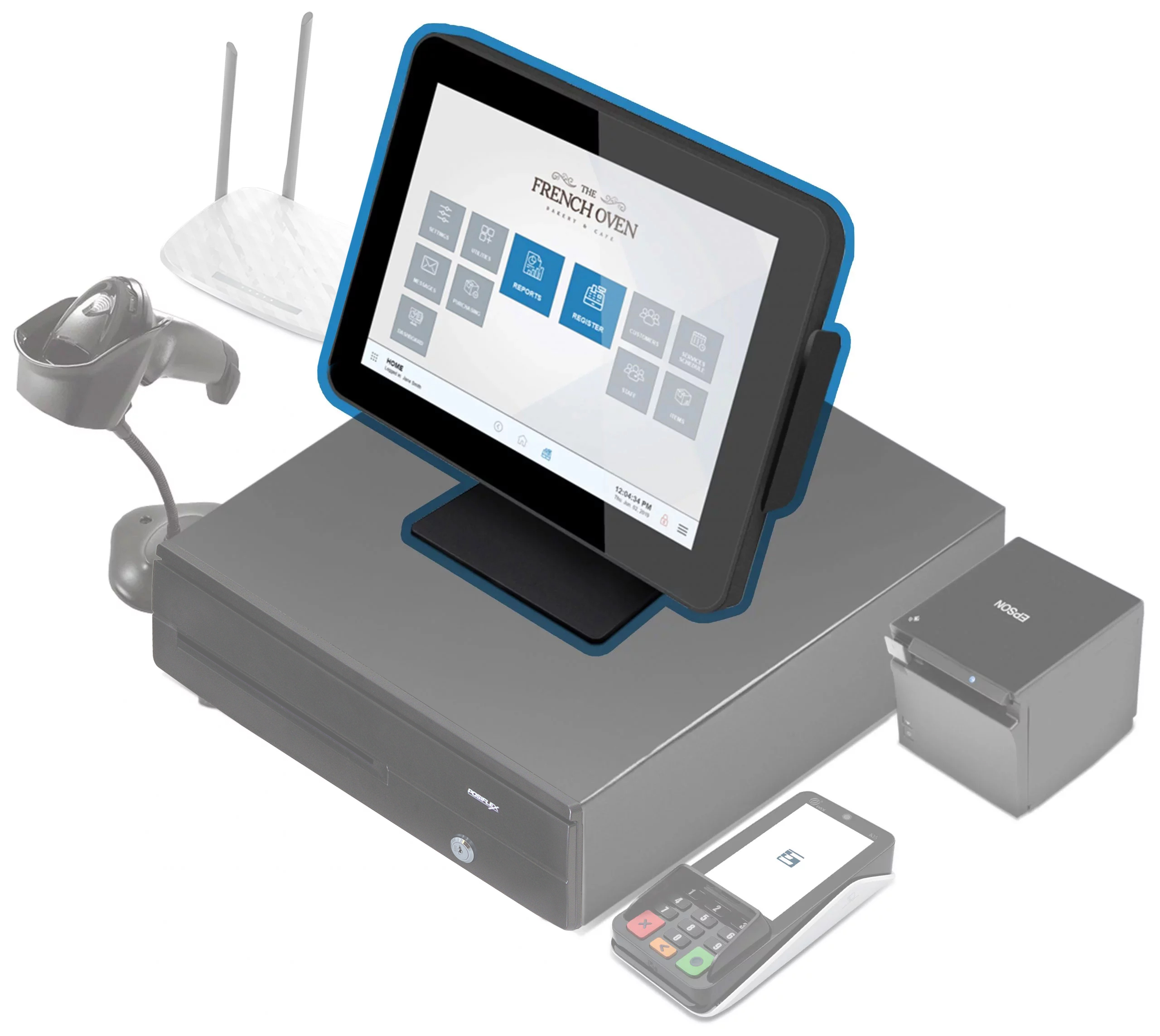 Exatouch point-of-sale equipment bundle